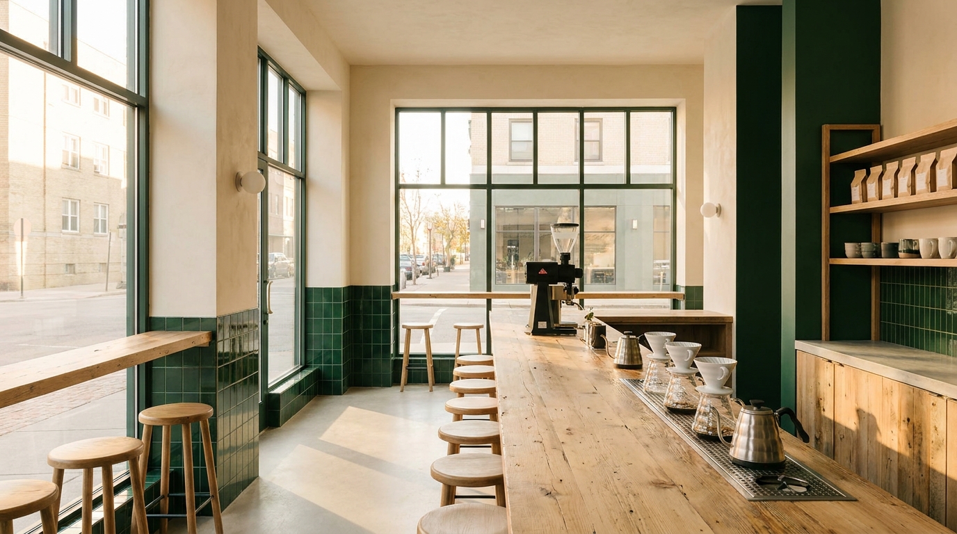 커피 허브 카페 내부 · Cafe Interior